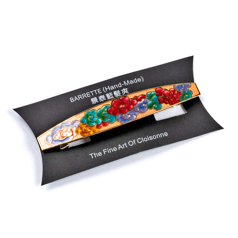 colorfast hard enamel hair clip